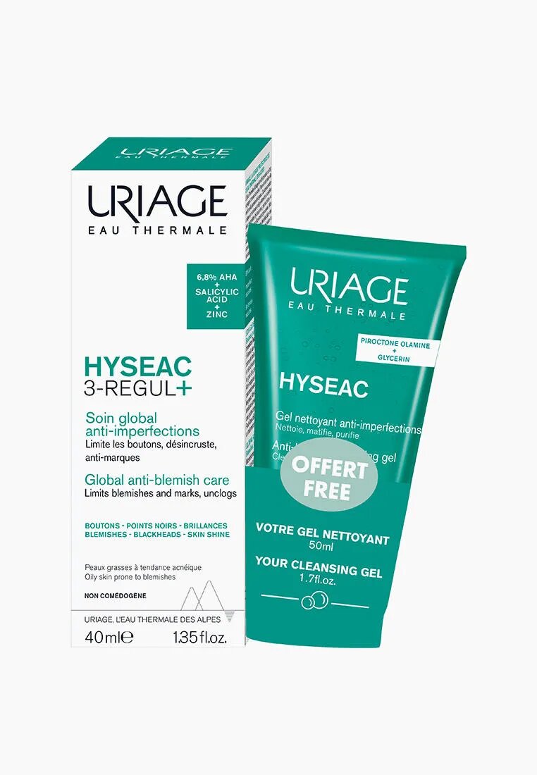 Uriage Набор для ухода за лицом 40 + 50 мл