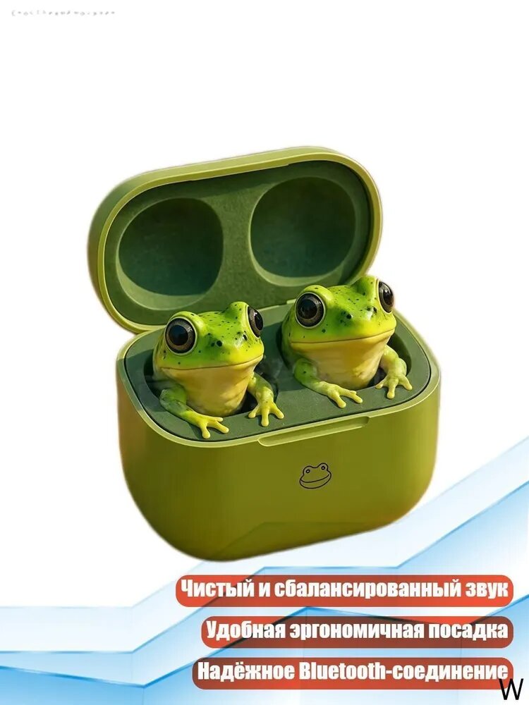 Беспроводные наушники-брелоки в форме животных