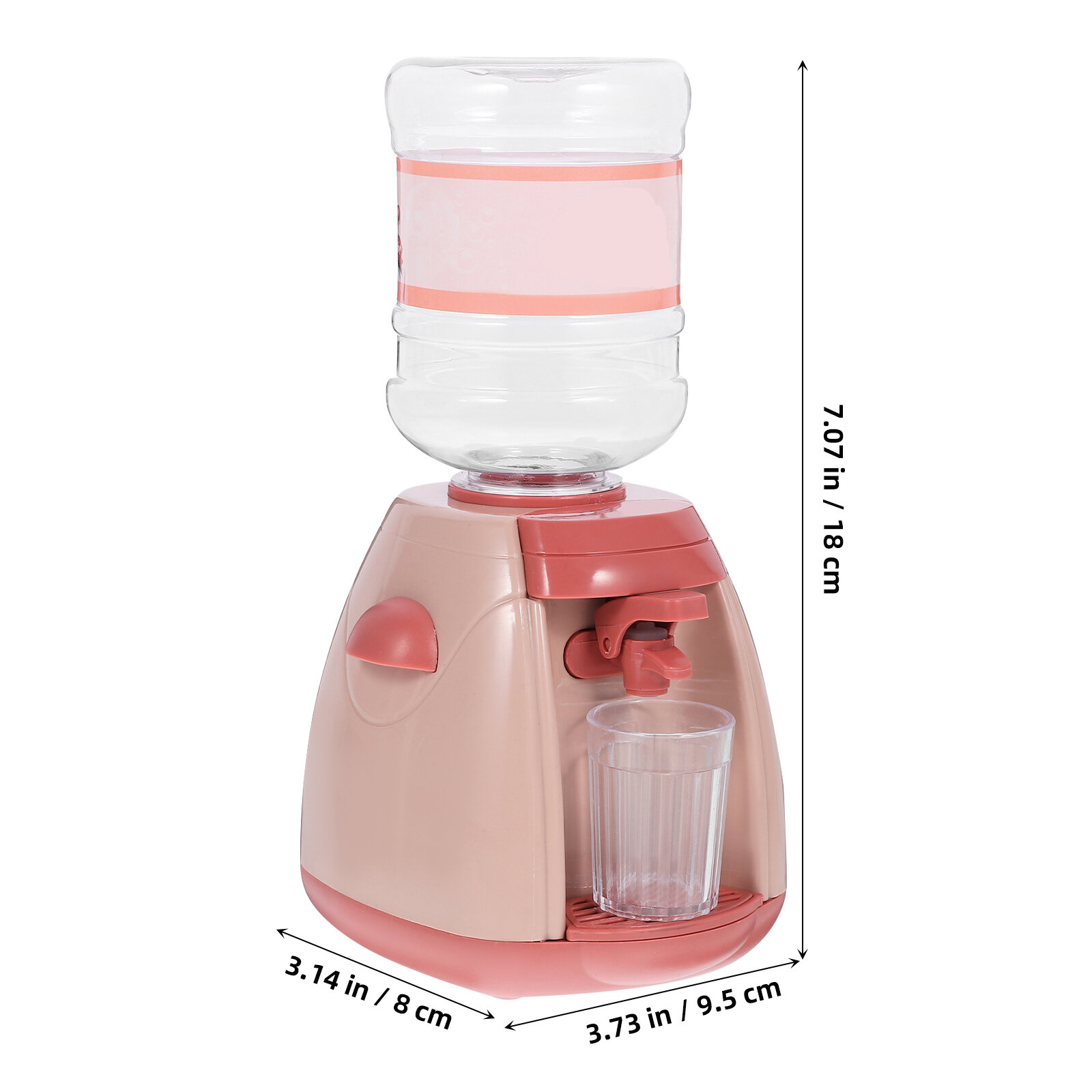Мини Диспенсер Воды Для Детей Розовый Адorable Форма Игрушка 18.00X9.50X8.00Cm