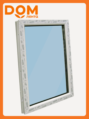 Изображение товара Окно ПВХ одностворчатое 1160x720 мм глухое, для строительных работ