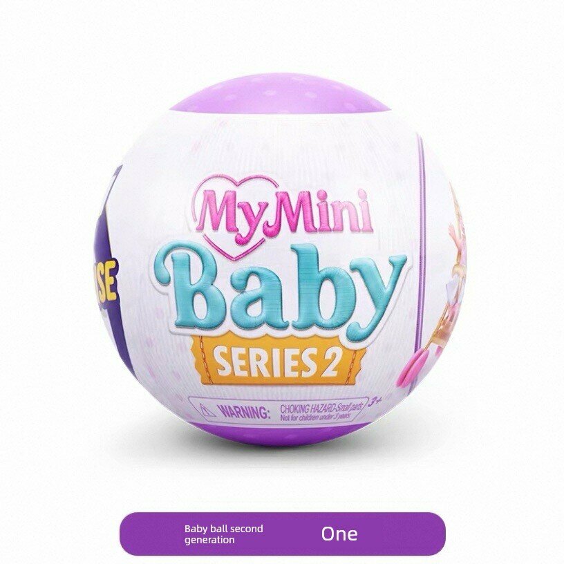 ZURU Minibaby Вторая генерация случайная 1 силиконовая кукла для игры