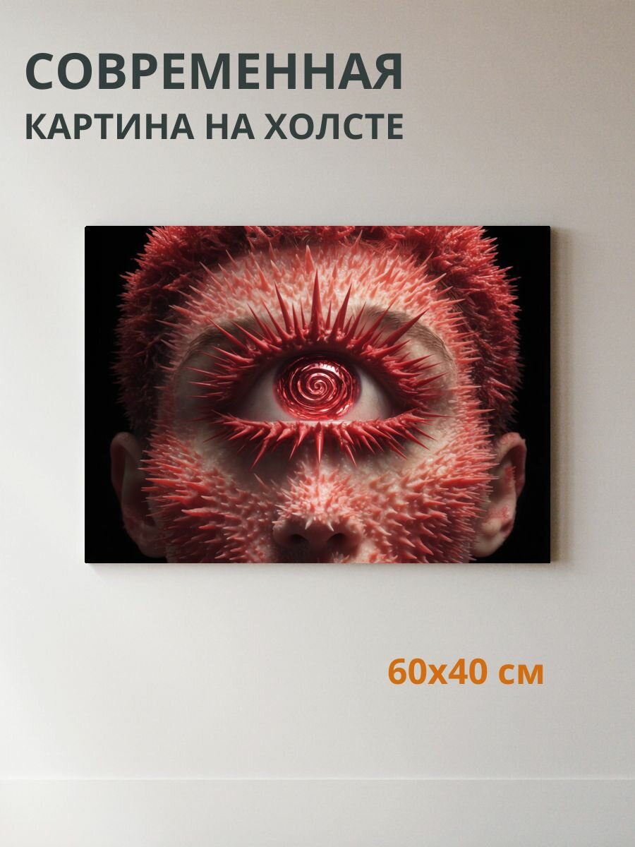 Картина на холсте Глаз 60x40 см