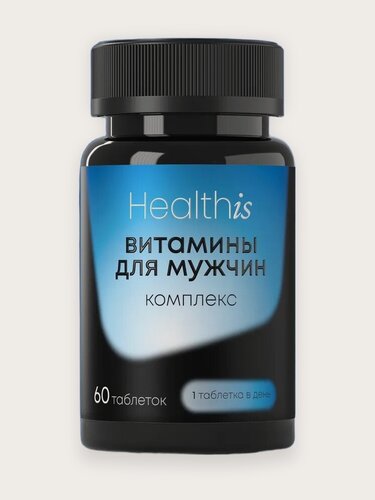 Изображение товара Витамины для мужчин комплекс, мультивитамины спортивные для энергии с цинком и магнием, тестостерон для мужчин, 60 таблеток