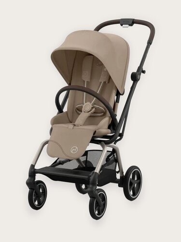 Изображение товара Прогулочная коляска Cybex Eezy S Twist+2, цвет Almond Beige TPE RC (Бежевый), артикул производителя 524000761