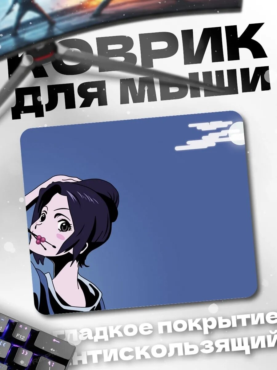 Коврик для мыши Аниме девушка луна