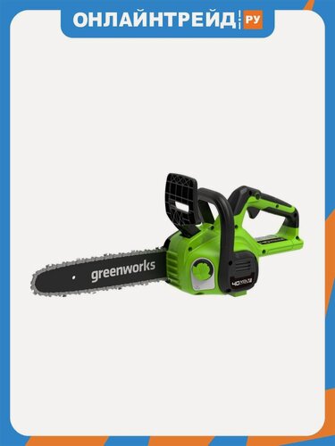 Изображение товара Пила цепная аккумуляторная Greenworks G40CS30IIK2, 40V, 30 см, с 1* АКБ 2А*ч и ЗУ