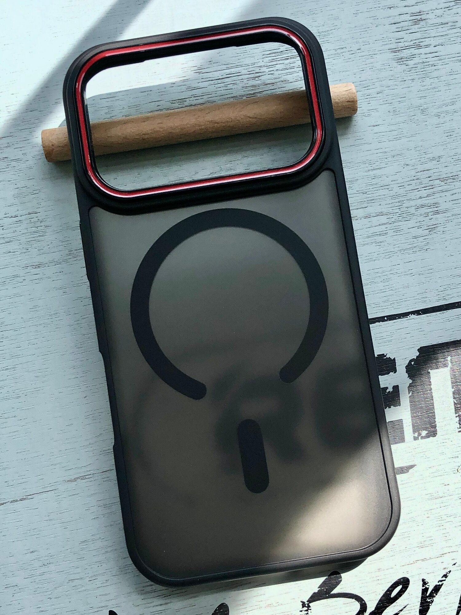 Чехол для iPhone 17 Pro / чехол для Айфон 17 Про Premium MagSafe, края силиконовые, плотный, противоударный, защита камеры