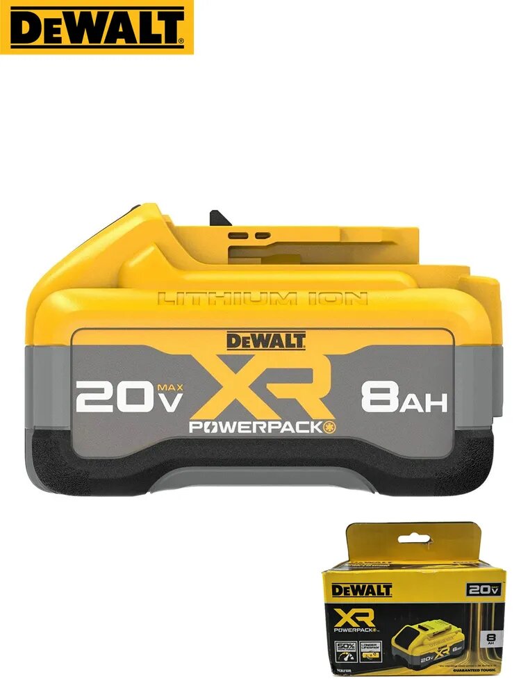 Аккумулятор Dewalt DCB2108 20V MAX XR POWERPACK 8.0 АЧ, Упаковка в картонную коробку(2026 год)