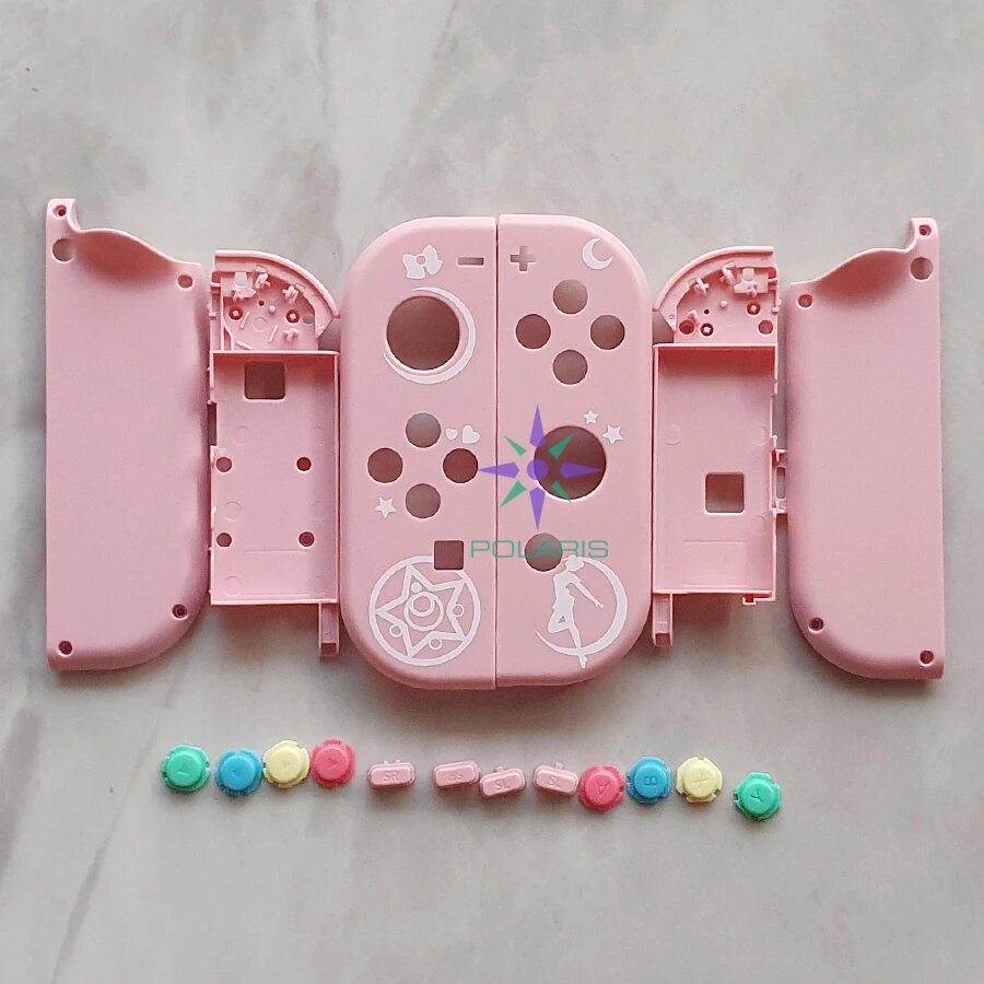 Чехол-корпус Jon-con для NS Switch JOY-CON Розовый, OEM
