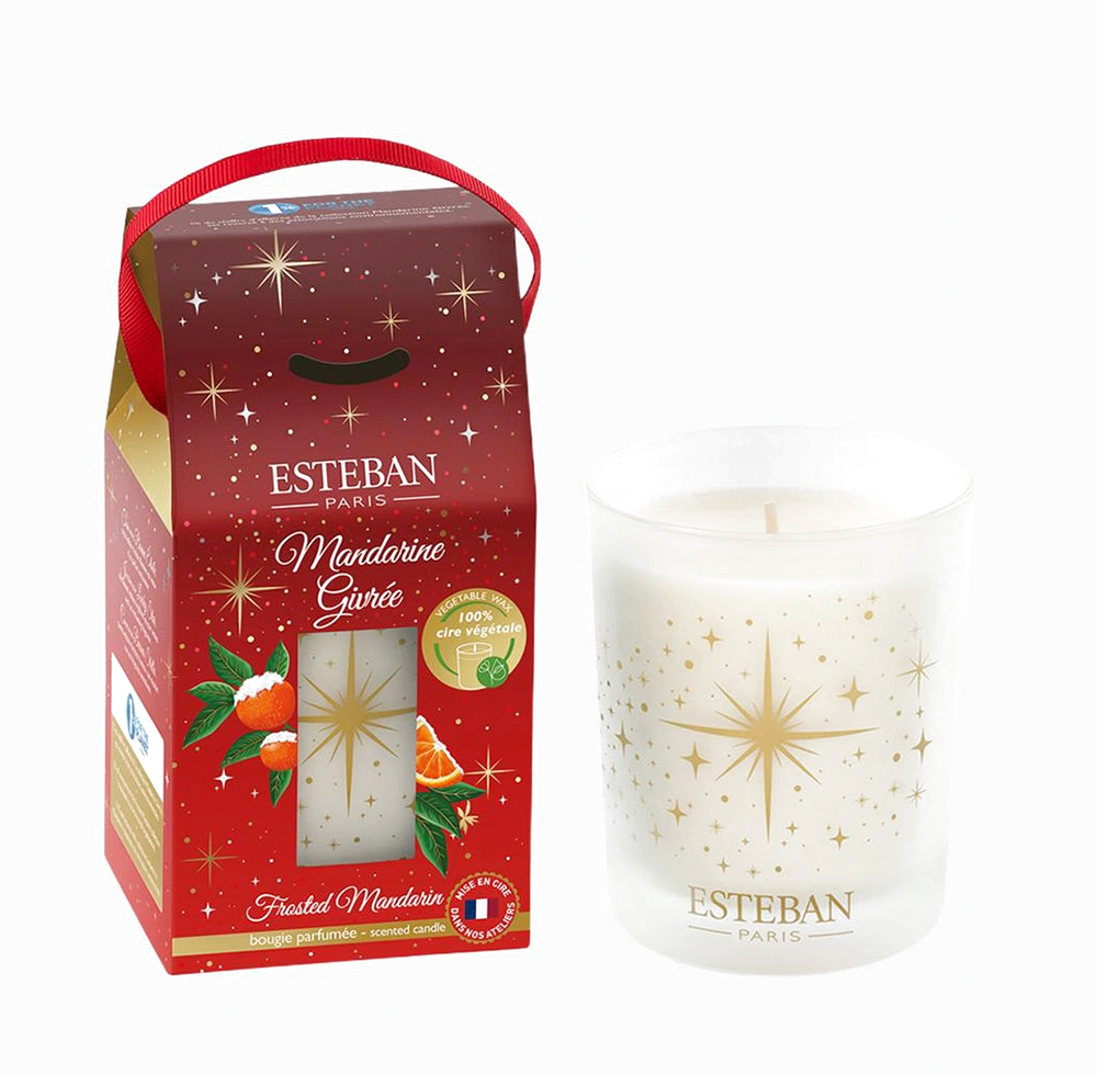 Свеча для помещений Эстебан Замороженный Мандарин 180 гр / Esteban Frosted Mandarin