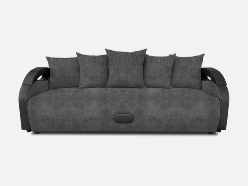 Изображение товара Диван-кровать Мария DAKOTA GRAFIT, серый, велюр, ящик для белья, еврокнижка