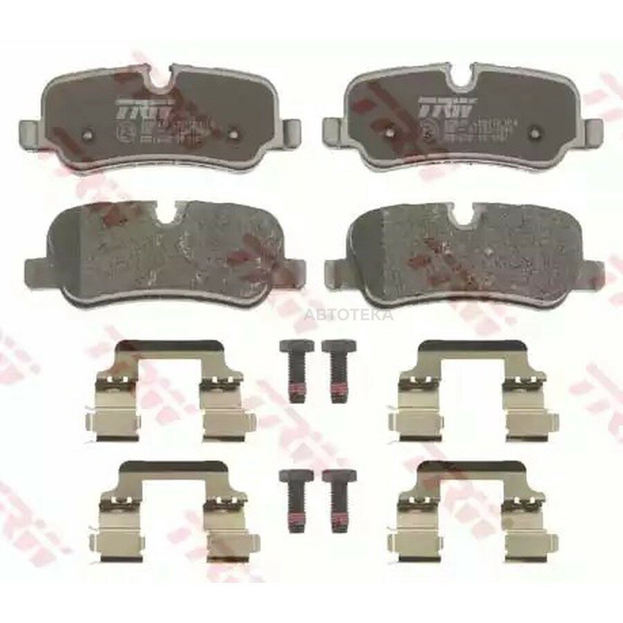 Колодки тормозные LAND ROVER DISCOVERY 2.7TD/4.4 04>/RANGE ROVER 05>задние TRW GDB1632