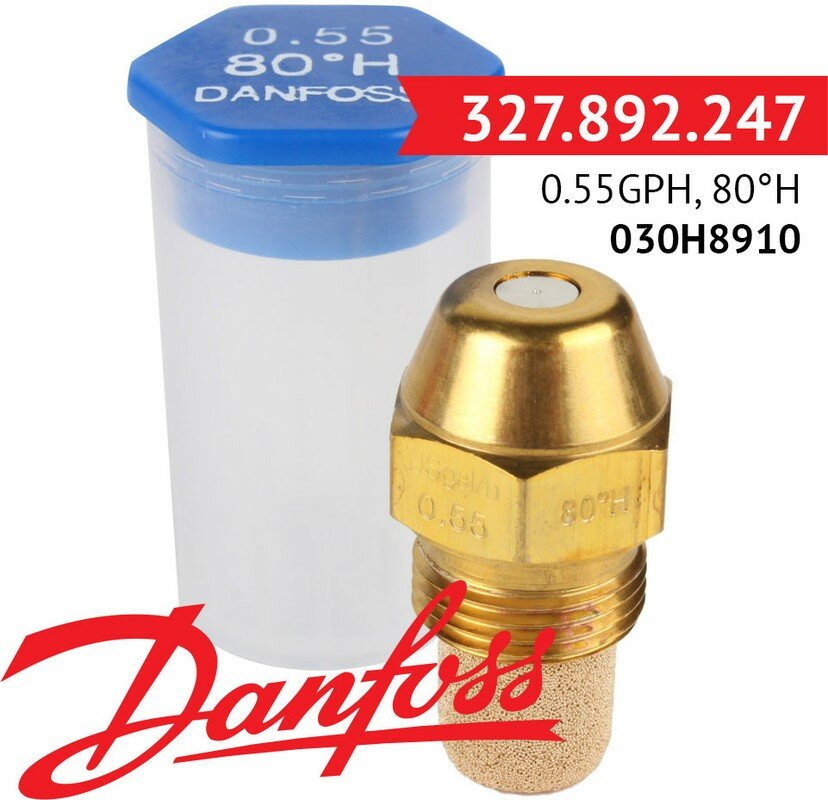 Топливная форсунка Danfoss 0.55GPH,80H 030H8910
