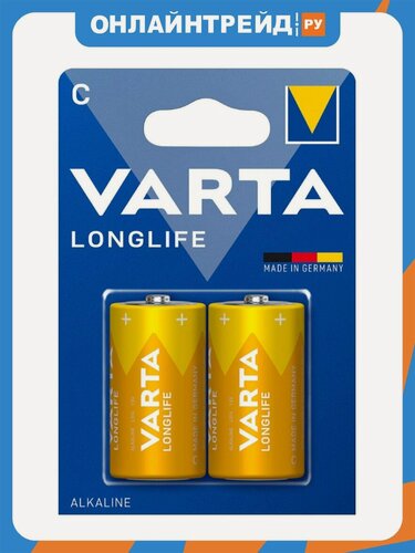 Изображение товара Элемент питания Varta Longlife LR14 C бл 2