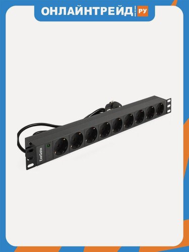 Изображение товара Блок розеток Exegate ServerPro PDU-19H905 Al-9S-EU3CU (EX280851RUS)