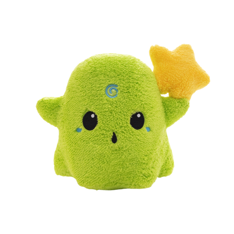 Игрушка-антистресс унисекс 77 SEVEN DREAM Милый призрачный, 20 см, Green Little Ghost Ball