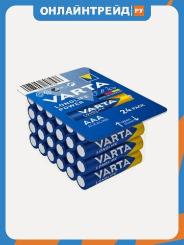Изображение товара Элемент питания Varta Longlife Power LR03 AAA бл 24