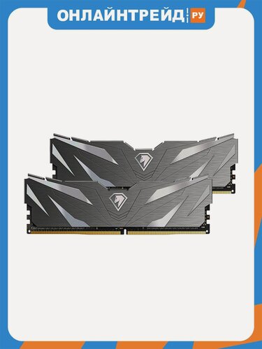 Изображение товара Оперативная память DDR4 Netac Shadow II 16Gb (8Gbx2) 3200Mhz PC25600 C16, Black с радиатором (NTSWD4P32DP-16K)