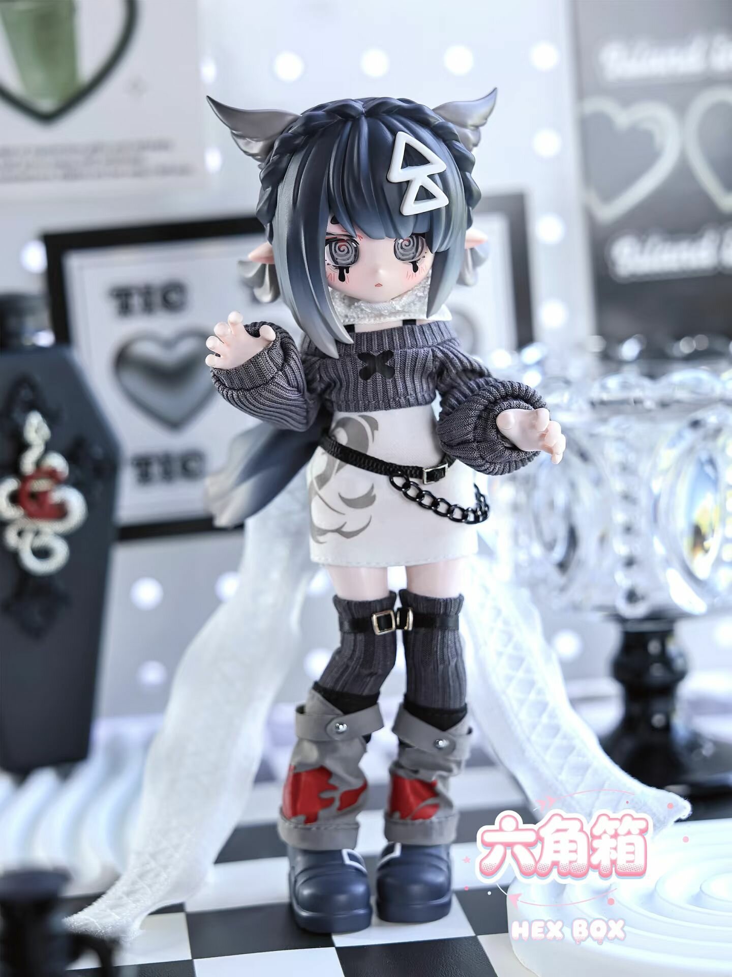 KOUSHUH. Шестиугольная коробка.1/12 BJD DOLL