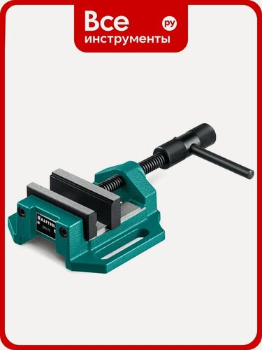 Изображение товара Станочные сверлильные тиски KRAFTOOL DPV-75 32722-75 чугунный корпус, стальные губки, для фрезерных станков