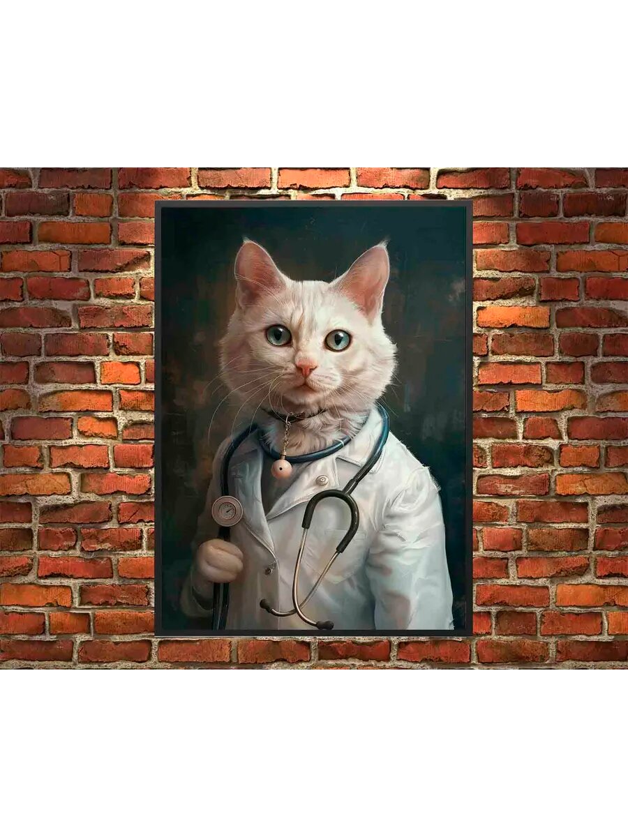 Яванский кошачий доктор 1, Плакат 30x42см