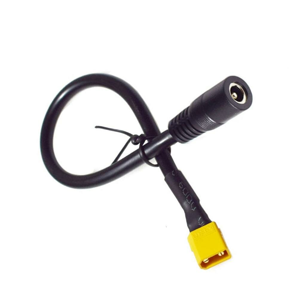 Кабель-переходник XT30 (папа) на DC 5.5x2.1 мм (мама), 15A, 25cm - Мужчины XT30
