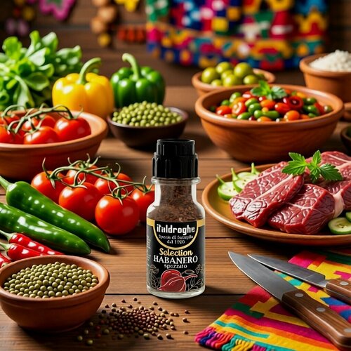 Изображение товара Перец чили Хабанеро дробленный Italdroghe 25 г мельница, Италия