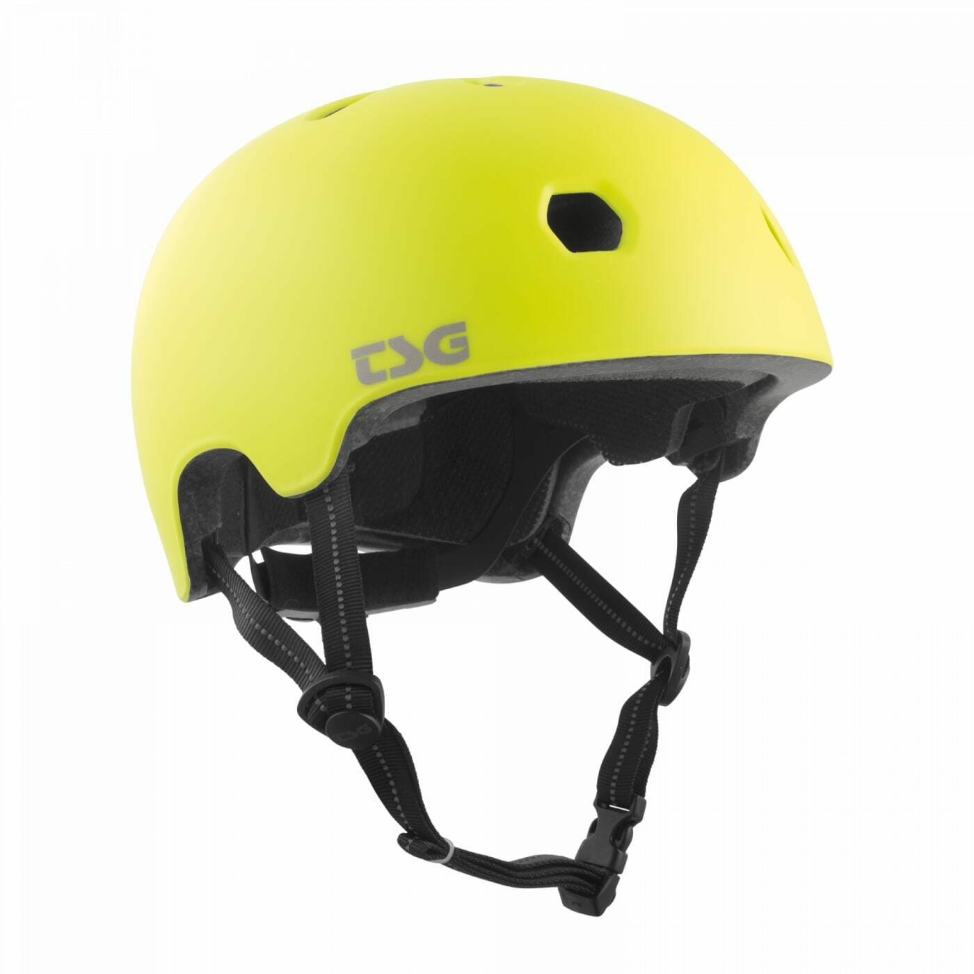 DECATHLON шлем TSG Meta Solid Color, сатиновый кислотно-желтый, размер 2XS