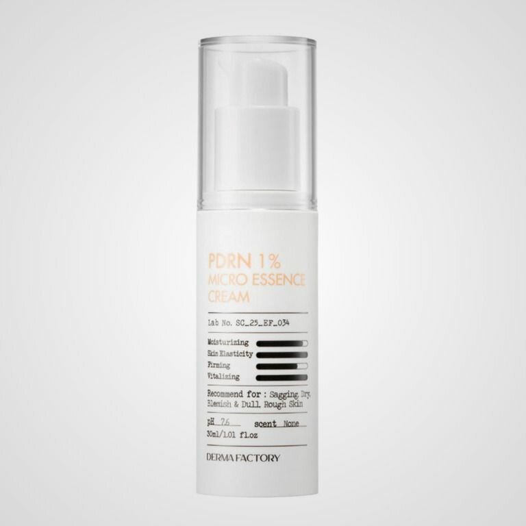 DERMA FACTORY PDRN micro essence cream Крем-эссенция для лица с PDRN 30 мл