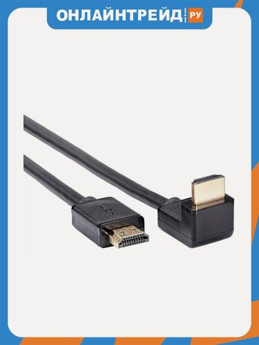 Изображение товара Кабель Telecom HDMI-HDMI ver 2.1 8K@60Hz угол 90град, медь, 3м. (TCG256-3M)