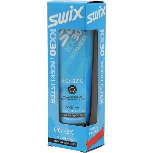 фото Клистер swix kx30 blue ice со скребком, 0/-12,
