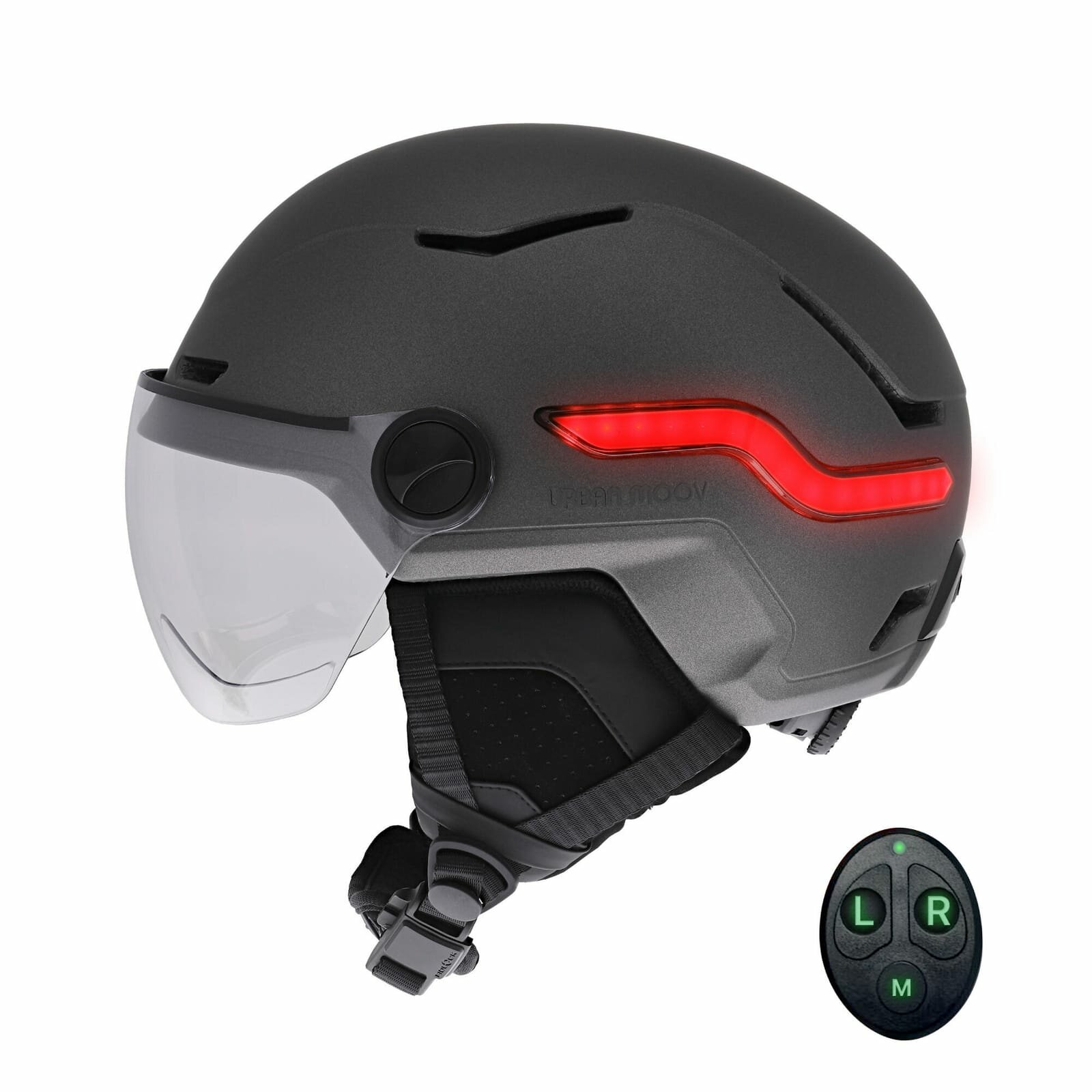 DECATHLON шлем T'NB Vizion, серый, m/55-58 см
