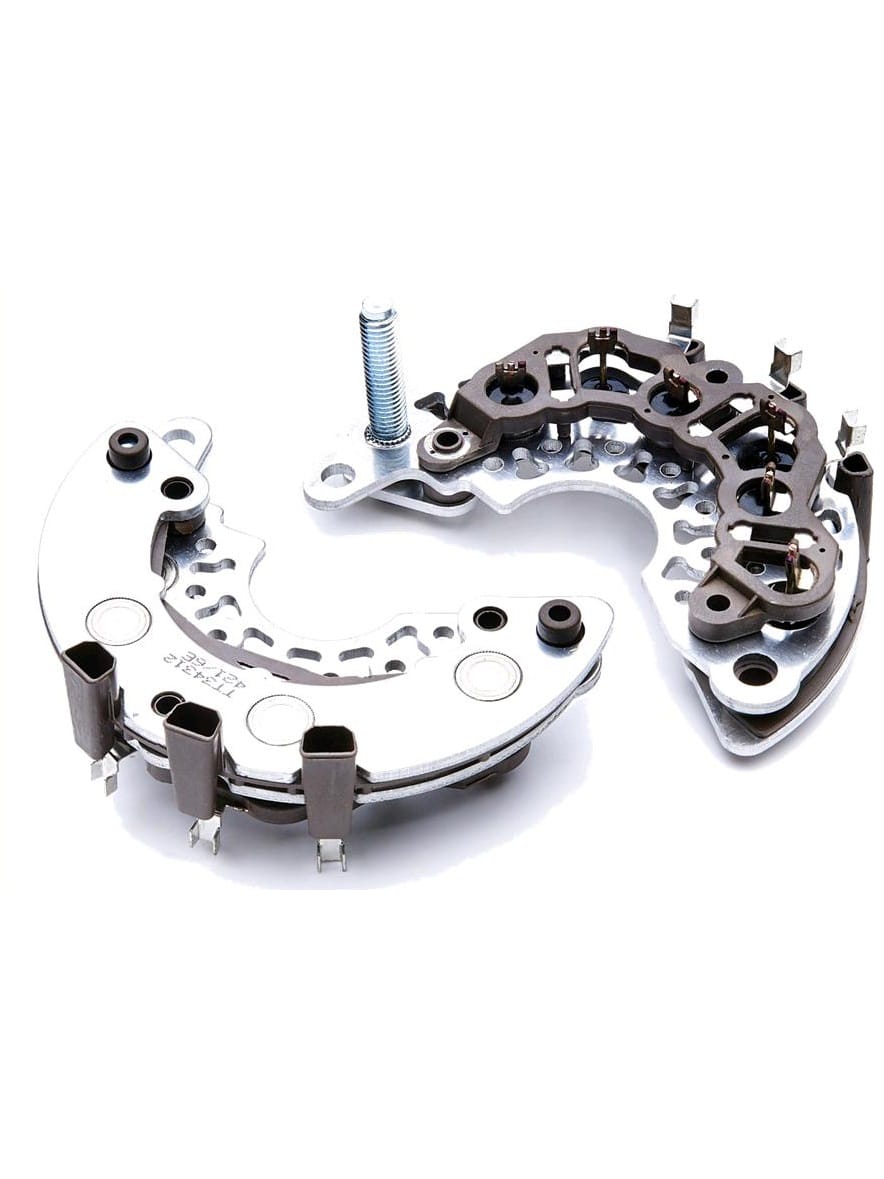 Диодный мост генератора Tesla Technics для CHEVROLET AVEO, LACETTI, DAEWOO NUBIRA, 12 В, 6 диодов, D 114 мм (TT34312)