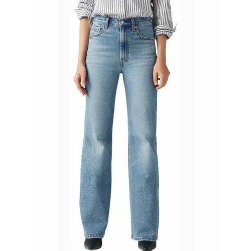 фото Джинсы клеш levi's, размер w29/l32, голубой