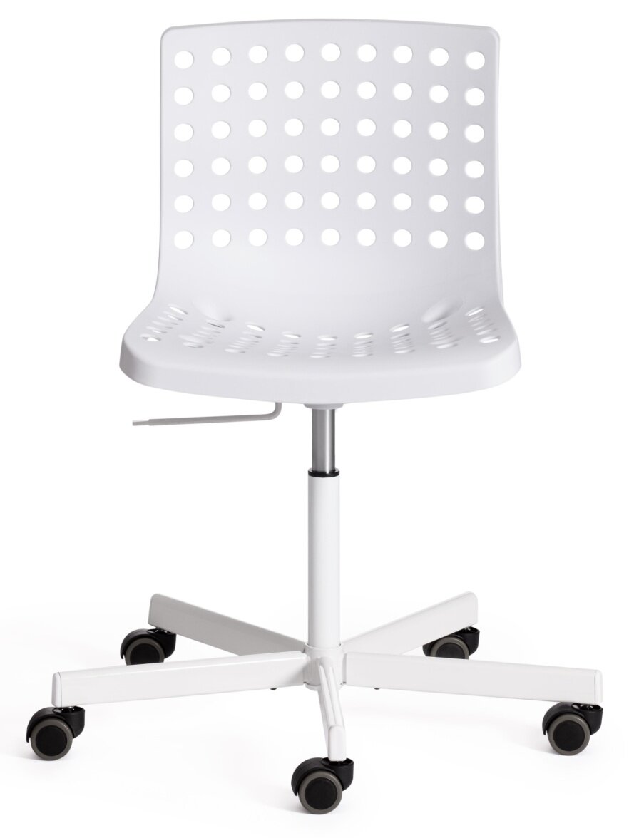 Кресло офисное Tetchair SKALBERG OFFICE (mod. C-084-B) / 46 х 59 х 75-90 см, White (белый) — фото 1
