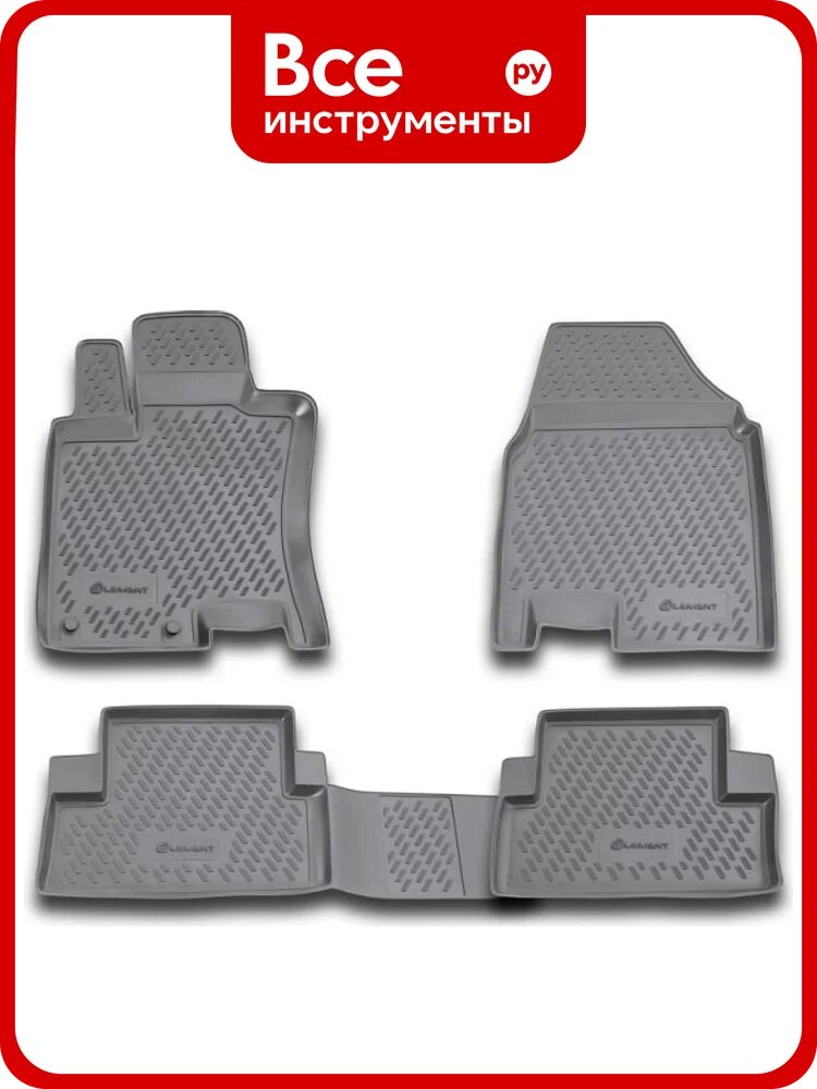 Коврики в салон Element NISSAN Qashqai 2007-2014, 4 шт. CARNIS00021