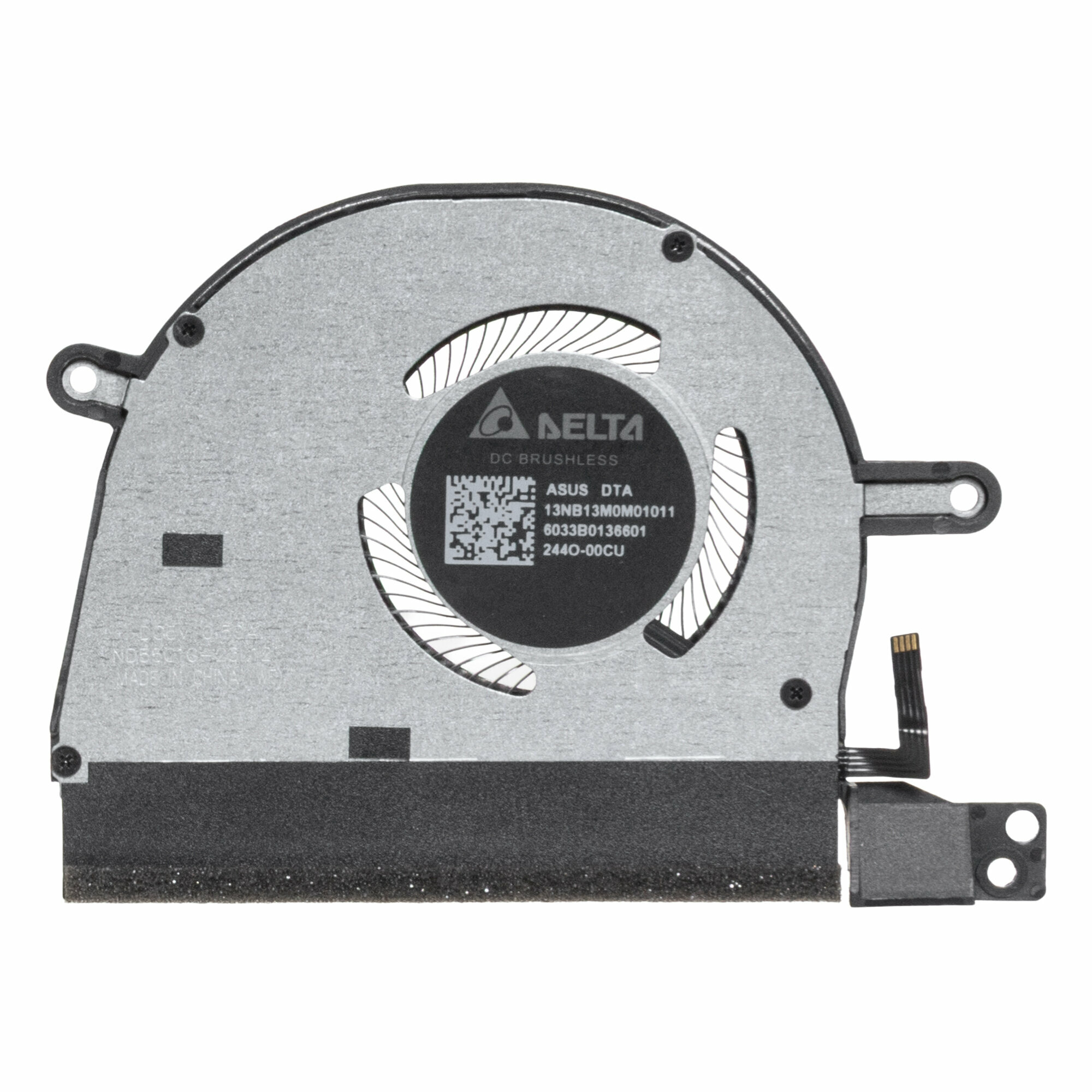 Кулер для ноутбука Asus ZenBook S16 OLED UM5606WA / Asus ZenBook S16 OLED UM5606 / 13NB13M0M01011 / 6033B0136601 / Delta ND55C1G-23L12 / Asus ZenBook S14 OLED UX5406 - 4 pin CPU