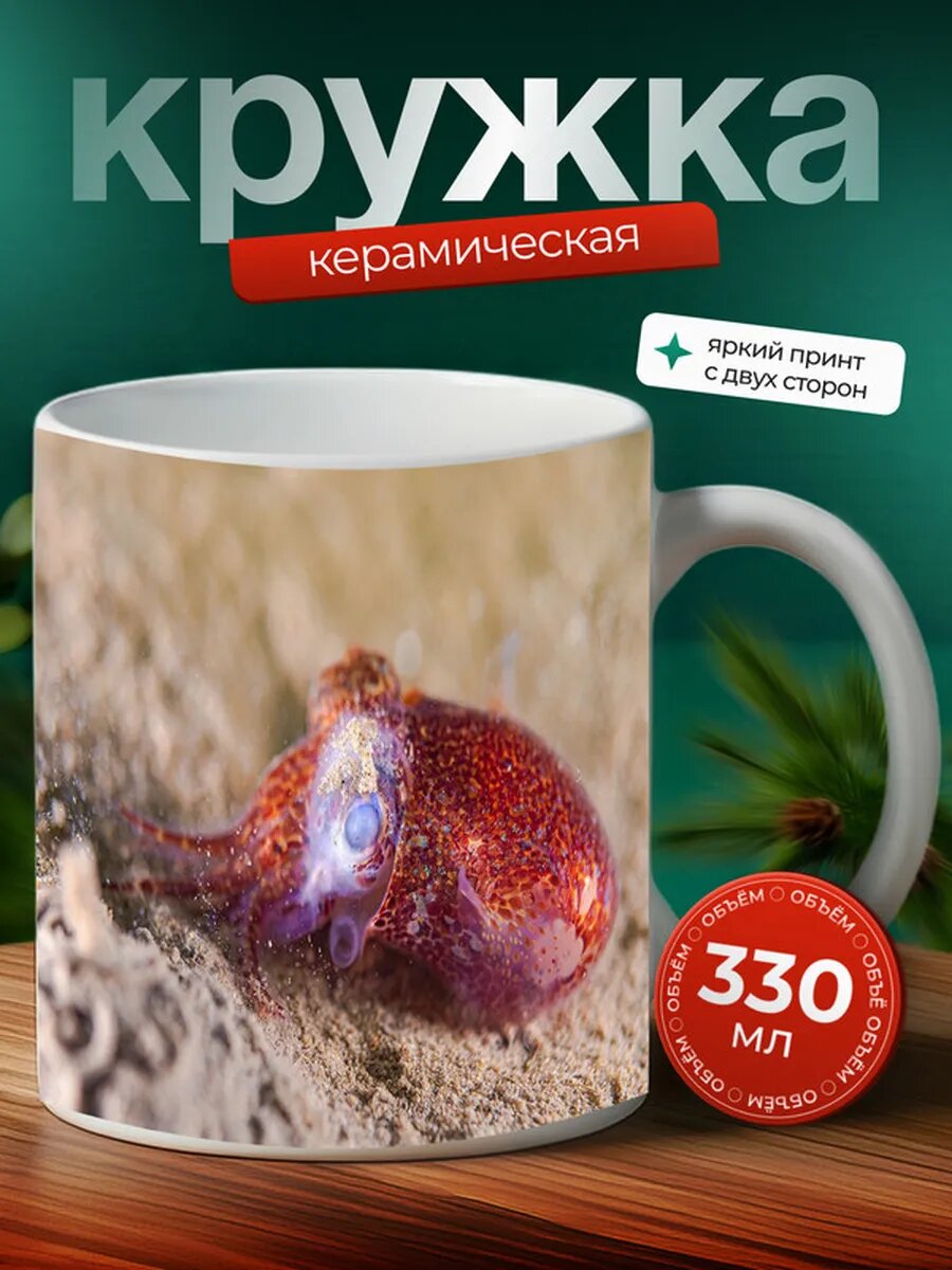 Кружка Каракатица моллюск 2,
