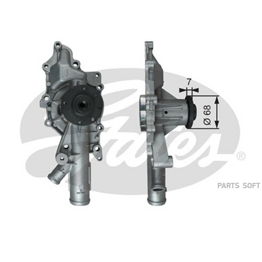 GATES WP0122 Насос водяного охлаждения арт. продавца GATESWP0122