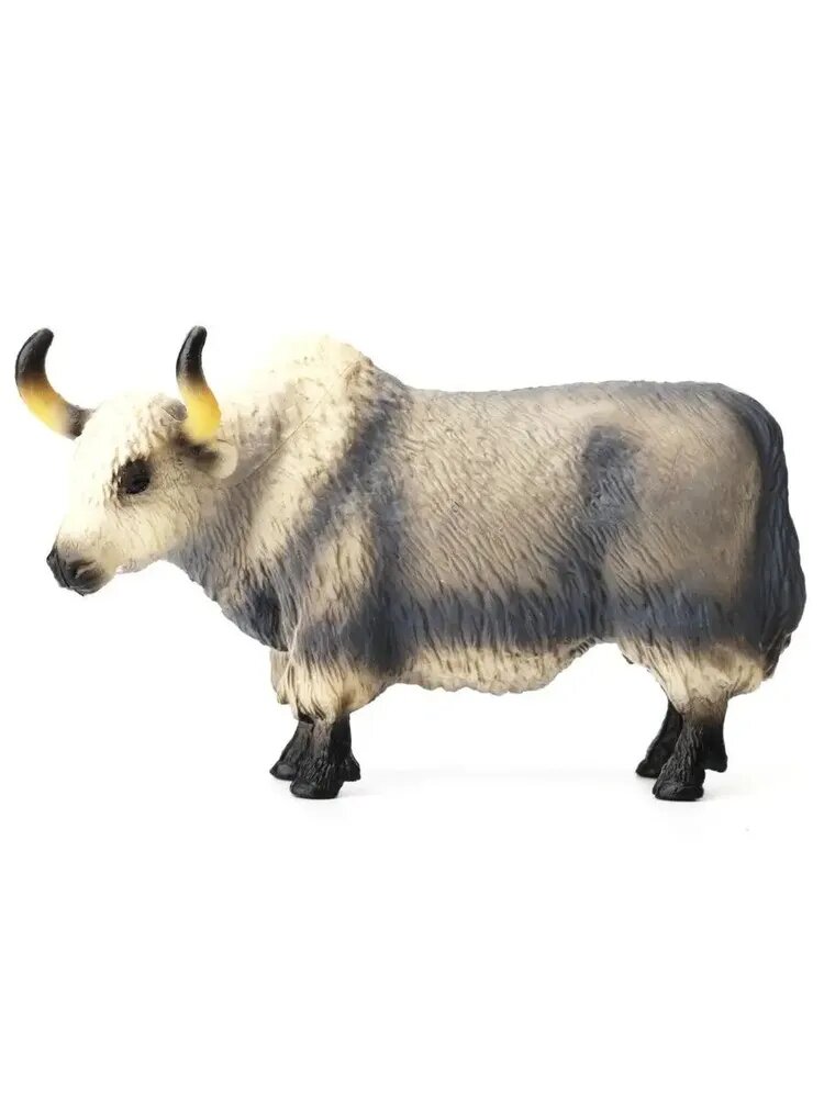 Фигурка Бык Як Овцебык Бизон, Пластизоль, #Ox--945