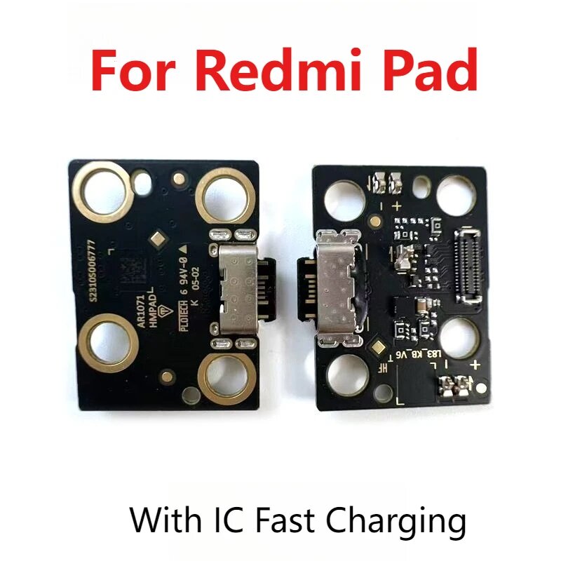 USB-порт для зарядки Redmi Pad, док-коннектор, плата зарядного устройства, модуль микрофона, гибкий кабель
