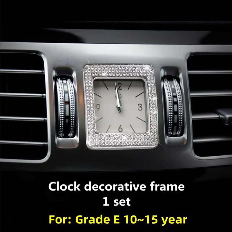 Для Mercedes Benz W211 W212 E200 E260 E300 E350 рулевое колесо вентиляционное отверстие Clock circle