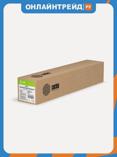 Изображение товара Холст Cactus CS-GC260-61030 24"(A1) 610мм-30м/260г/м2/белый глянцевое синтетика для струйной печати