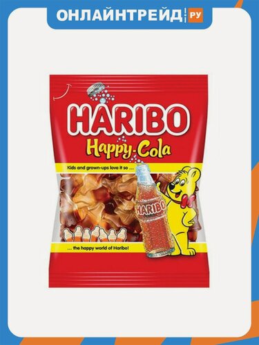 Изображение товара Жевательный мармелад Haribo Счастливая Кола 100 г