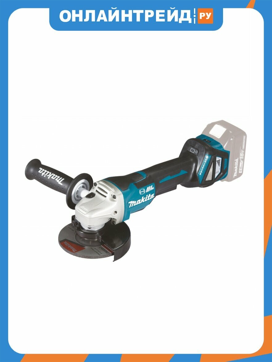 Углошлифовальная машина аккумуляторная Makita DGA517Z LXT