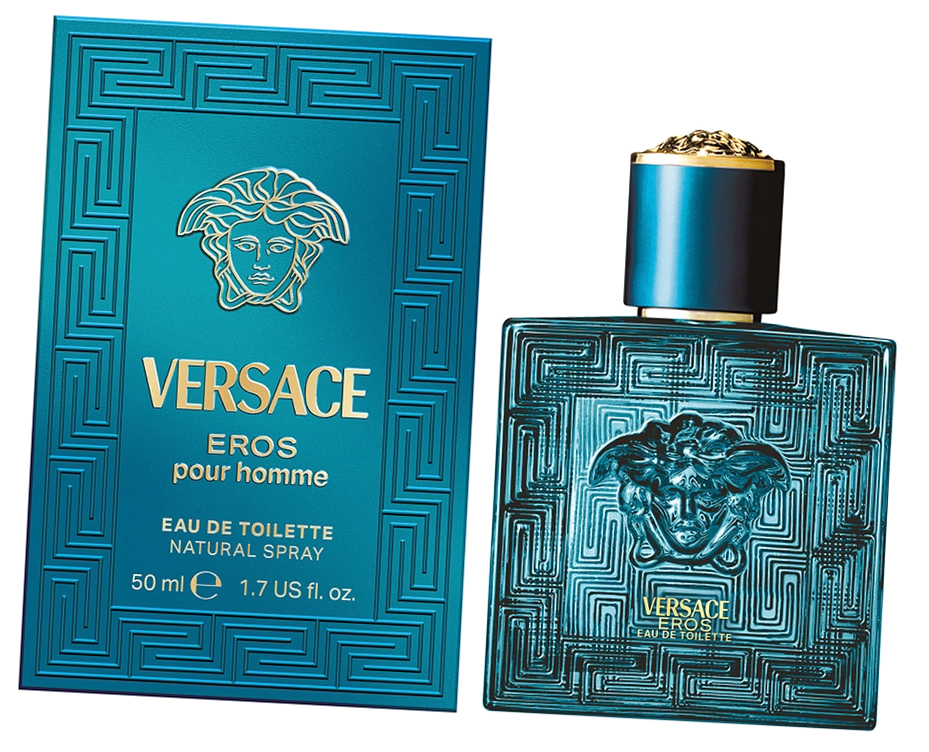 Туалетная вода Versace Eros Edt 50 мл мужской парфюм - Версаче Эрос