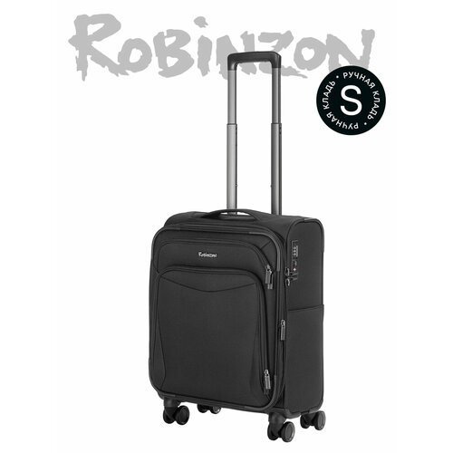 Чемодан Robinzon, 40 л, черный
