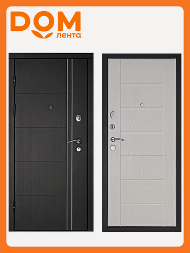 Изображение товара Дверь металлическая Дверной континет Теплолюкс белое дерево 86х205 см, правая