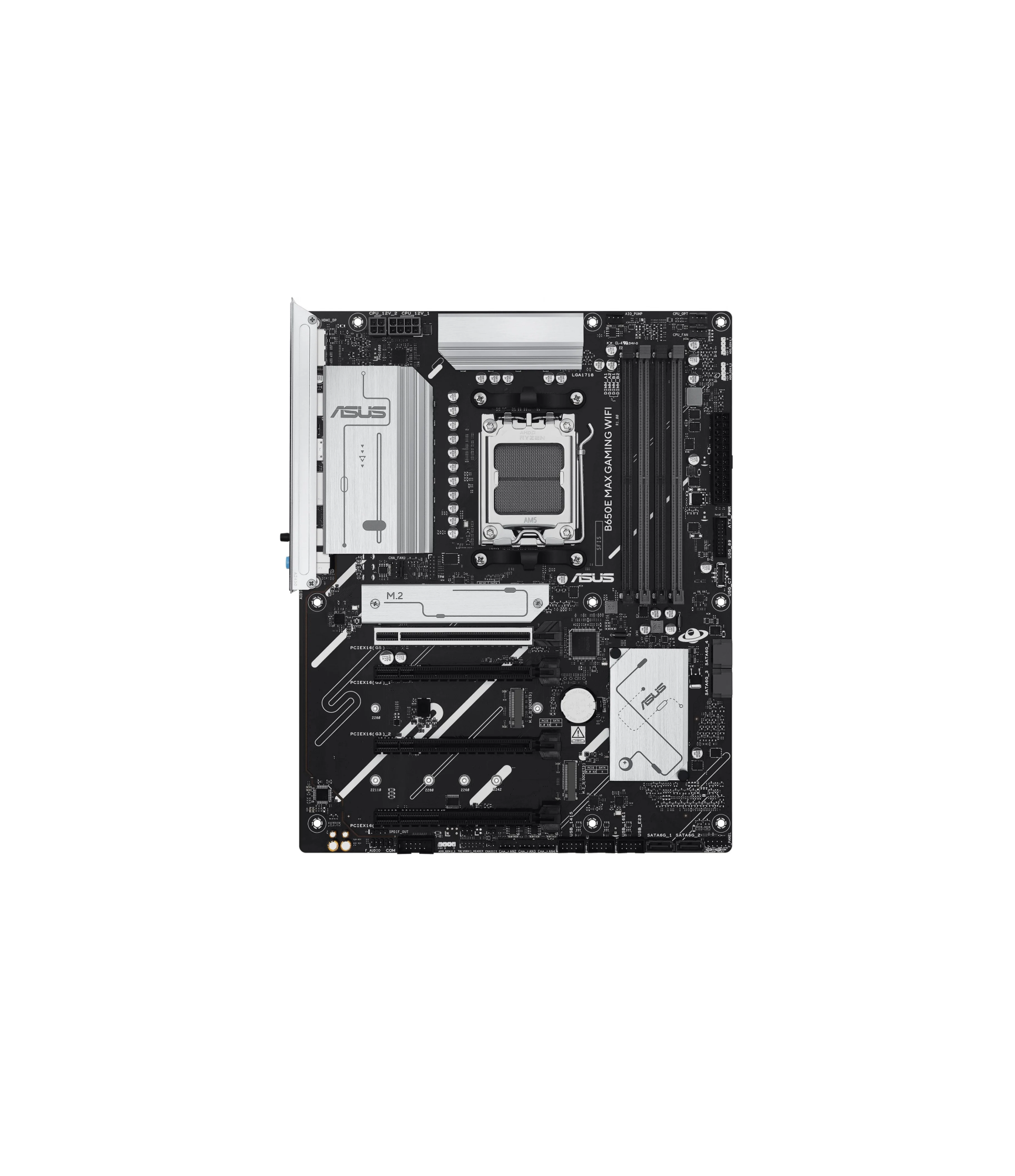 Материнская плата ASUS B650E Max Gaming WiFi White AM5, B650E, 4xDDR5, PCI-E 5.0, ATX