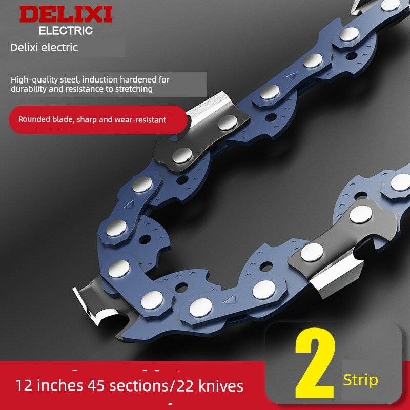 Цепь для электрической цепной пилы Delixi, 6-дюймовая, 8-дюймовая, 10-дюймовая, универсальная цепная пила 12inch 16inch